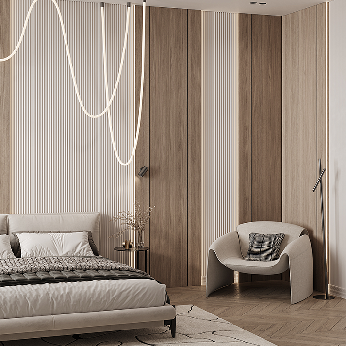 Декоративная панель Европласт U.6.59.104 Пенополистирол 2000-2800*242*12 мм