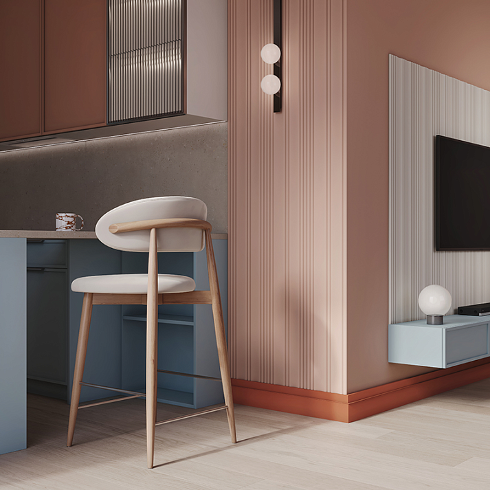 Плинтус Европласт U.6.53.125 Пенополистирол 2000*130*18 мм