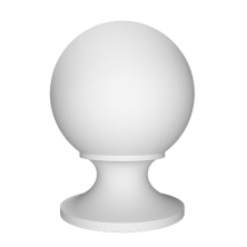 Крышка (шар) Европласт 4.77.101 Пенополиуретан 230*179 мм