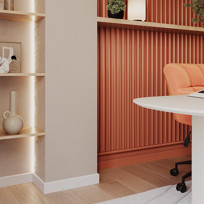 Плинтус Европласт U.6.53.136 Перфом 2000*80*13 мм