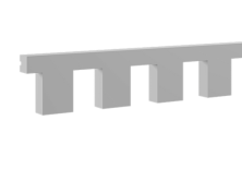 Молдинг Европласт 1.51.804 Пенополиуретан 2000*70*20 мм
