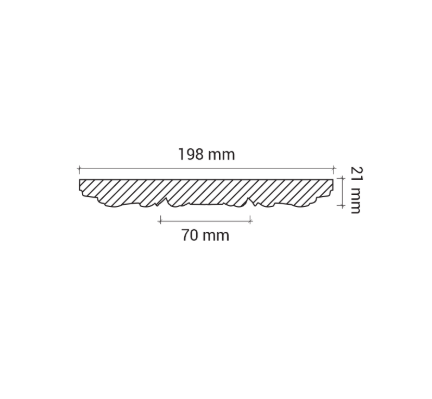 Розетка Европласт 1.56.011 Пенополиуретан 195*21 мм