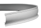 Карниз гибкий Европласт 1.50.261 Пенополиуретан 2000*100*103 мм
