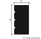 Молдинг Европласт 6.51.409 Пенополистирол 2000*20*10 мм