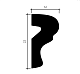 Молдинг Европласт 1.51.401 Пенополиуретан 2000*23*12 мм
