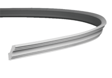 Карниз гибкий Европласт 1.50.115 Пенополиуретан 2000*49*46 мм