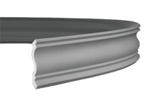 Карниз гибкий Европласт 1.50.126 Пенополиуретан 2000*93*90 мм