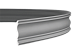 Карниз гибкий Европласт 1.50.126 Пенополиуретан 2000*93*90 мм